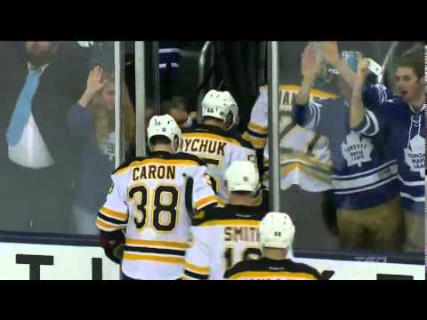 Kadri's OT Winner! - Bruins vs. Maple Leafs (Apr 3, 2014)