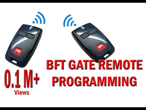 How to make programming BFT gate remote using old remote