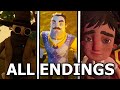 Hello Neighbor 2 All Ending True Ending Detective Ending Neighbor Ending Secret Ending
