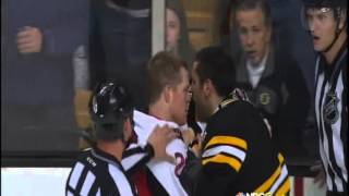 Milan Lucic and Chris Neil Fight