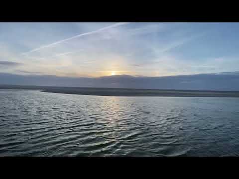 Spiekeroog  Impression  Der einsame Besucher und das Meer