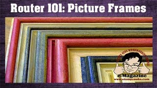 10 AMAZING picture frames you can make with REGULAR ROUTER BITS!!!!