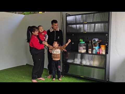 Emotional Family Reunion: Dad Returns Home for Lunar New Year & We Install a Modern Kitchen Cabinet