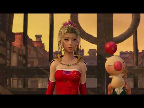 Let's Play Dissidia Final Fantasy NT Story Blind Part 14 - Cheesing Bahamut and Defeating Alexander