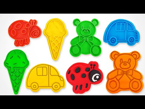 🌈 Shapes & Colors for Toddlers 🌟 Clay Molding Fun!
