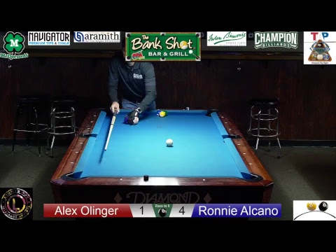 Alex Olinger Vs Ronnie Alcano 2018 MD 8 Ball Championship