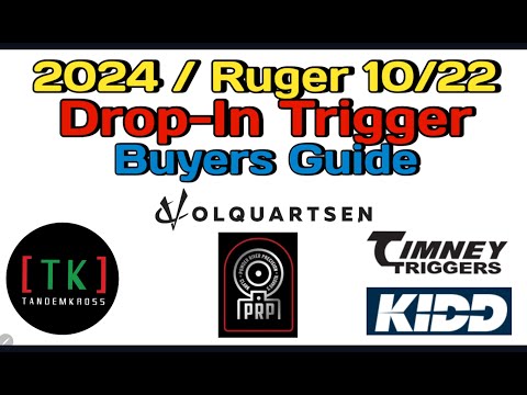 2024 Ruger 10/22 Trigger Buyers Guide, Drop-Ins From KIDD, Timney, PRP, Tandem Cross, Volquartsen