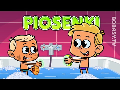 💦 Piosenka Kąpielowa  🇵🇱 Składanka Piosenki dla Dzieci Po Polsku - Bobasy TV