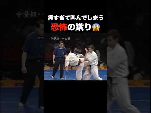 あまりの蹴りの威力に叫び声を上げる瞬間 #shorts