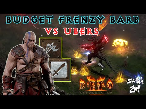 Budget Frenzy Barb vs Ubers: Budget Items, NO BUDGET On The Fun! - Diablo 2 Resurrected