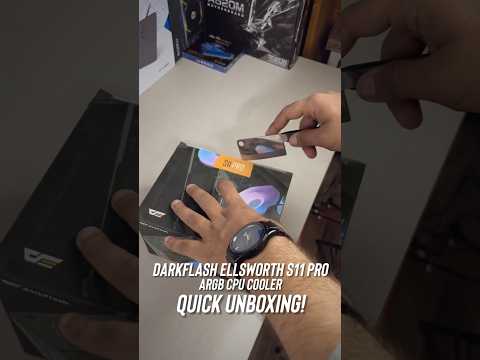 Darkflash Ellsworth S11 Pro ARGB cpu cooler - Quick Unboxing | Kabyz Tech