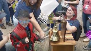 Local 5th grader rings the bell after cancer battle