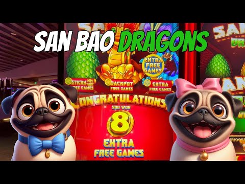 Extra Free Games on San Bao Dragons Slot Machine | Gambling Pugs