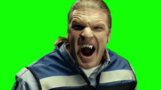 Triple H in Blade 3 green screen