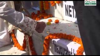 preview picture of video '23.01.2013 - Unveiling of Netaji's full size statue on his birthday - Bokaro Thermal - Part - 1'