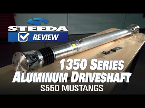 Steeda Mustang GT 3.5" 1350 Series Aluminum Driveshaft