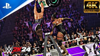 Bianca Belair vs Rhea Ripley - Money in the Bank | WWE 2K24 PS5 4k Ultra HD