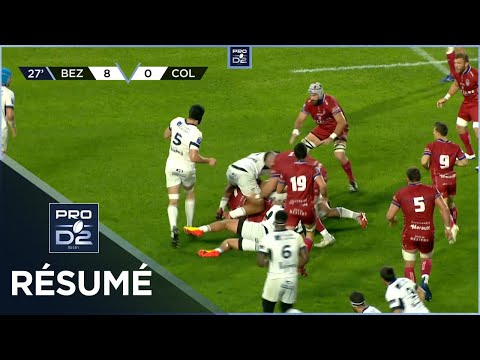 PRO D2 - Résumé AS Béziers Hérault-Colomiers Rugby: 17-20 - J06 - Saison 2022/2023