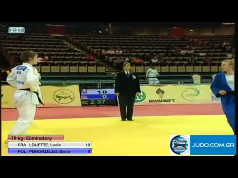Judo Grand Prix Abu Dhabi 2011 -78kg LOUETTE (FRA)-POGORZELEC (POL)