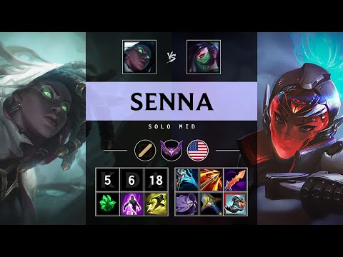 Senna Mid vs Akali - NA Master Patch 25.14