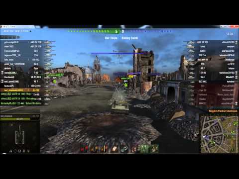 World of Tanks: SU-152, close range cityfight