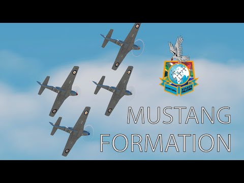 DCS | Virtual Silver Falcons | P-51 Formation Training