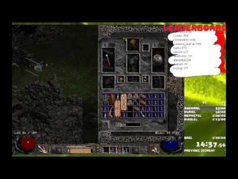 D2:LoD HC Any% old World Record - 1:17:08 Sorceress