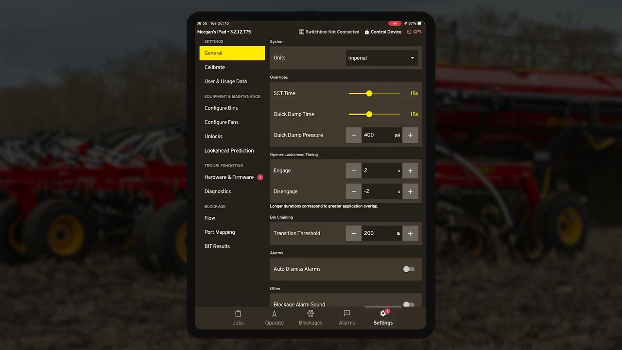 iCon QuickStart: Bin Transition Threshold