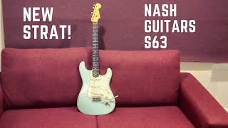 Video thumbnail for New Guitar! I Nash Guitars s63 by James Emerson