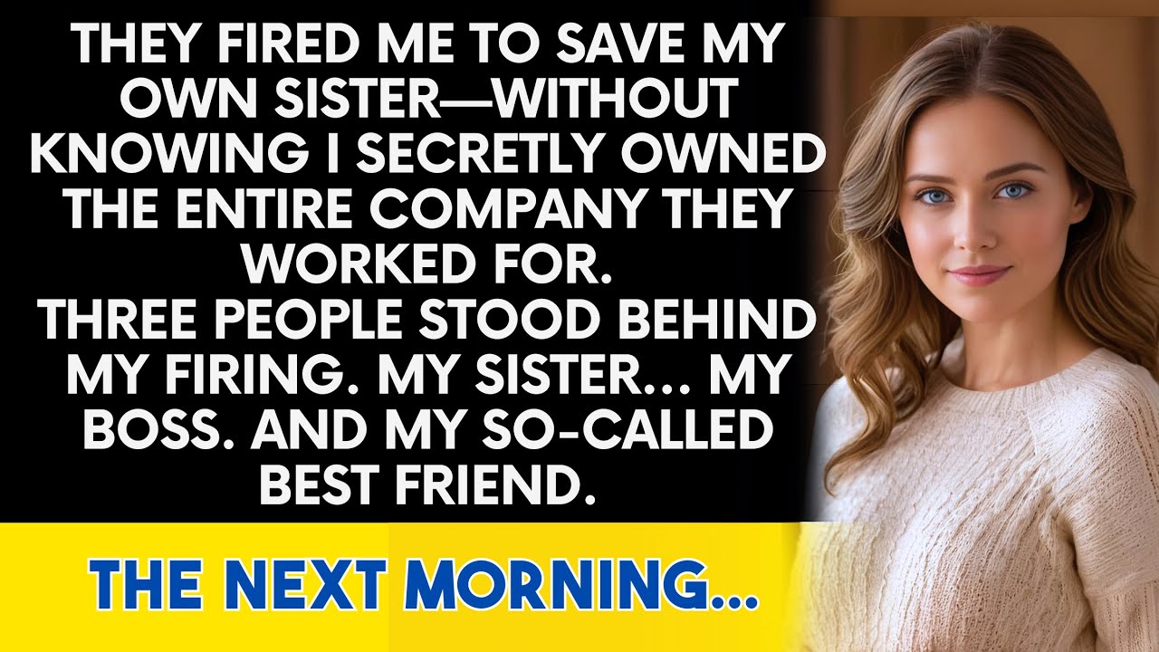 They Fired Me for My Sister… But I Secretly Owned Everything They Worked For