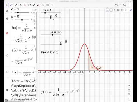 Normalverteilung berechnen (GeoGebra + Casio Classpad II)