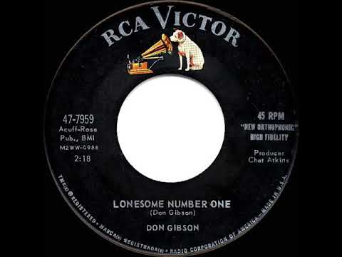 1961 Don Gibson - Lonesome Number One
