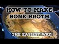 LETS MAKE SOME BROTH | HOW I MAKE BONE BROTH THE SIMPLEST WAY | GUT HEALING FOODS