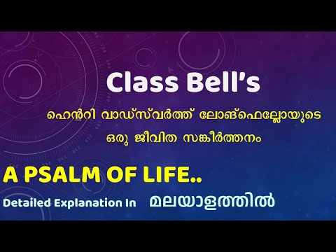 A Psalm Of Life /Henry Wadsworth Longfellow/POEM /B.COM and MANAGEMENT STUDENTS
