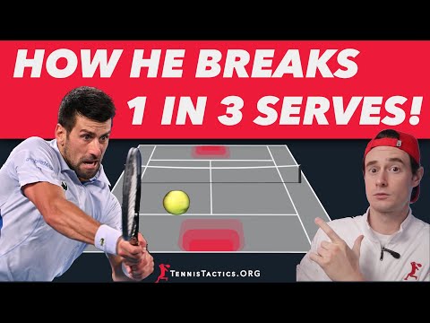 How Novak Breaks 1 In 3 Serves! - Tennis Lesson