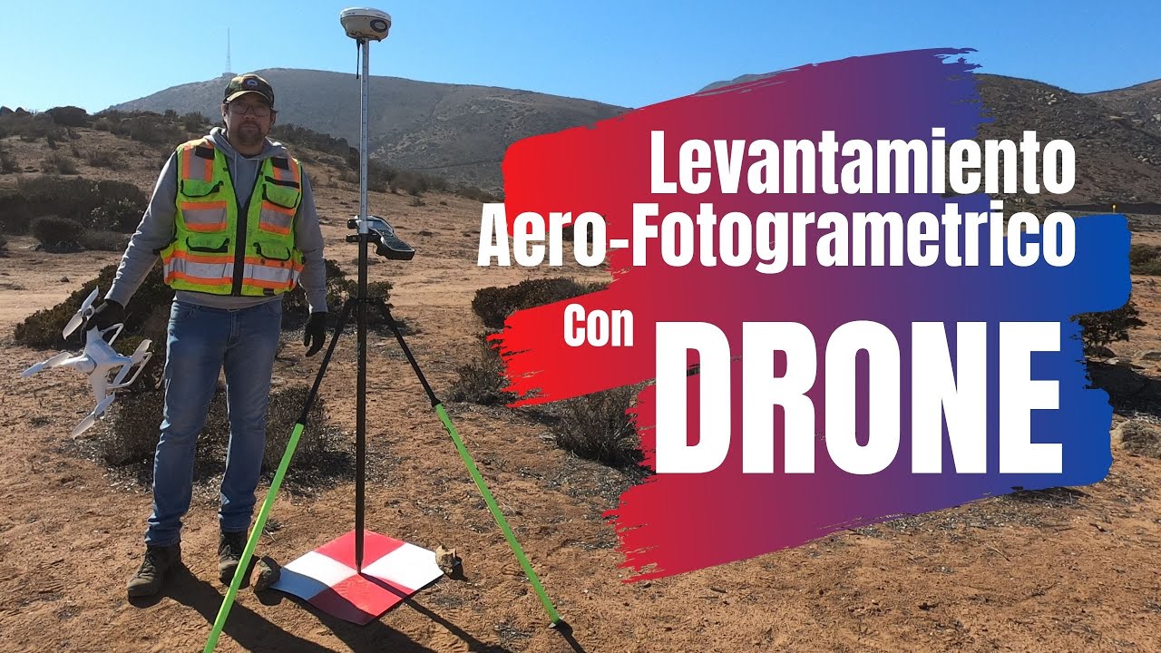 LEVANTAMIENTO AERO-FOTOGRAMETRICO con DRONE | TOPOGRAFÍA | FRANK NUÑEZ