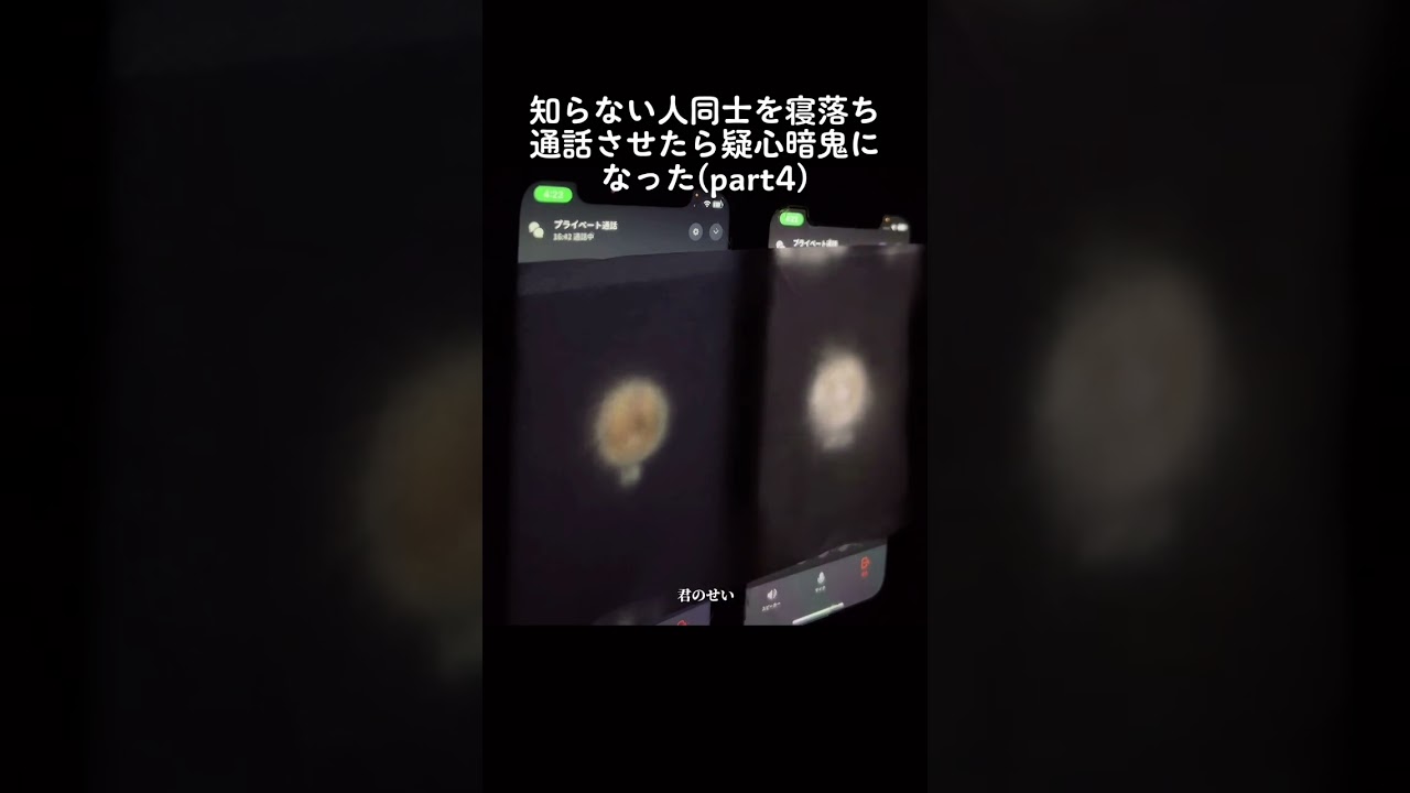 知らない人同士の通話に幽霊として参加してみた　知らない人同士の通話で男性に成りすまして話してみた 疑心暗鬼編パート④ #寝落ち #通話 #yay