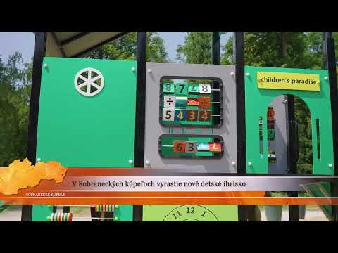 BEZ KOMENTÁRA: V Sobraneckých kúpeľoch vyrastie nové detské ihrisko