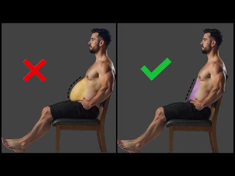 Chair Exercises for Lower Belly Fat in 3 Minutes