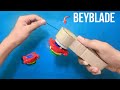 How To Make Beyblade With Launcher Out Of Cardboard