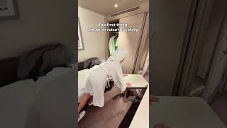 The first thingI do on a cruise for safety🙏🏼 #shorts #cruiselife #cruisetips #safetyadvice #safety