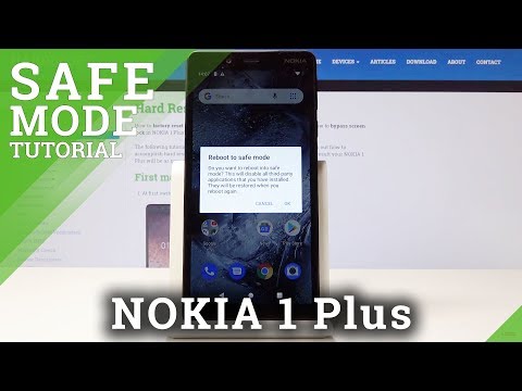 How to Enter Safe Mode in NOKIA 1 Plus - Exit Safe Mode Instructions