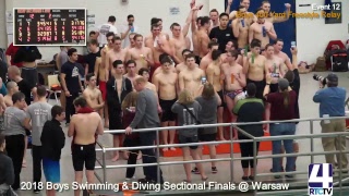 IHSAA Boys Swimming Sectional Finals @ Warsaw