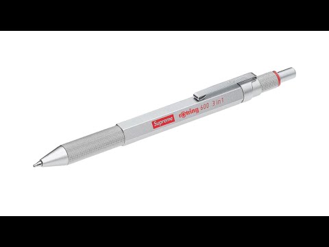 A quick look at the Supreme/rOtring 600 3-in-1 - Silver #supreme