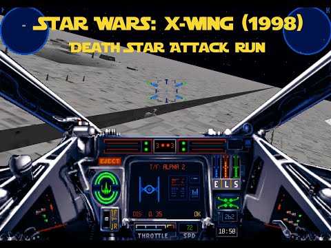 Star Wars: X-Wing (1998) Death Star Attack Run!