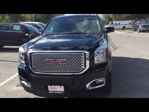 2016 GMC Yukon 4WD Denali Blueray DVD Screens Black Oshawa ON Stock #161601