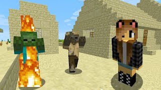 Выживание Светы в Пустынной Деревне! Видео обзор Minecraft