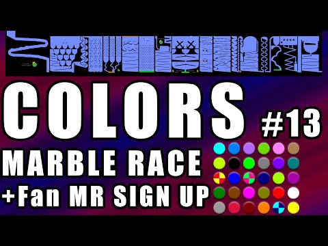 Amazing Colors Marble Race in Algodoo #13 \ Marble Race King