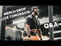 INTENSE DEADLIFT SESSION | ON THE GO Q&A | MERCH DROP