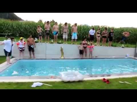 Cold Water Challenge 2014 Musikkapelle Ranggen